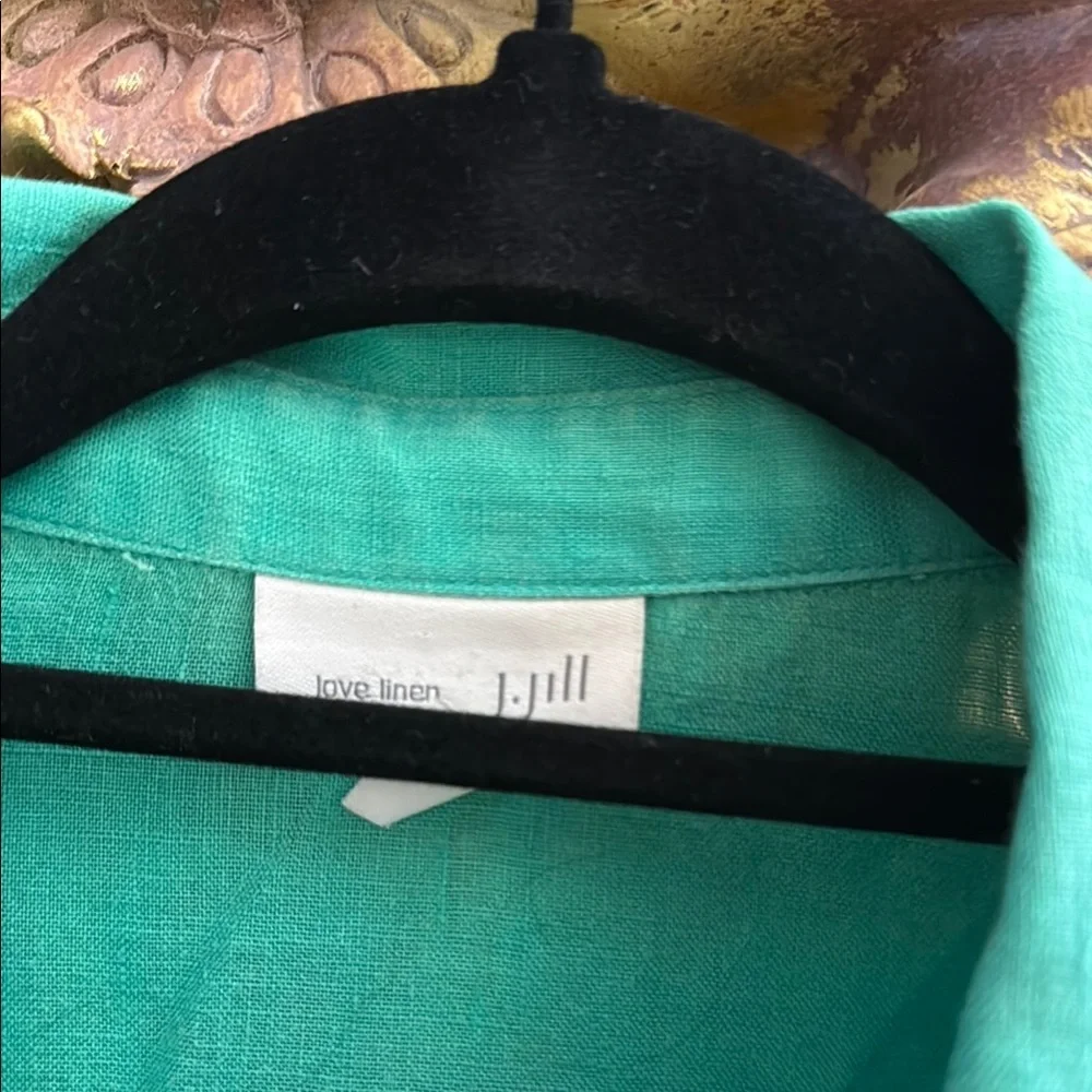 J Jill oversized linen button down - Picture 2 of 4
